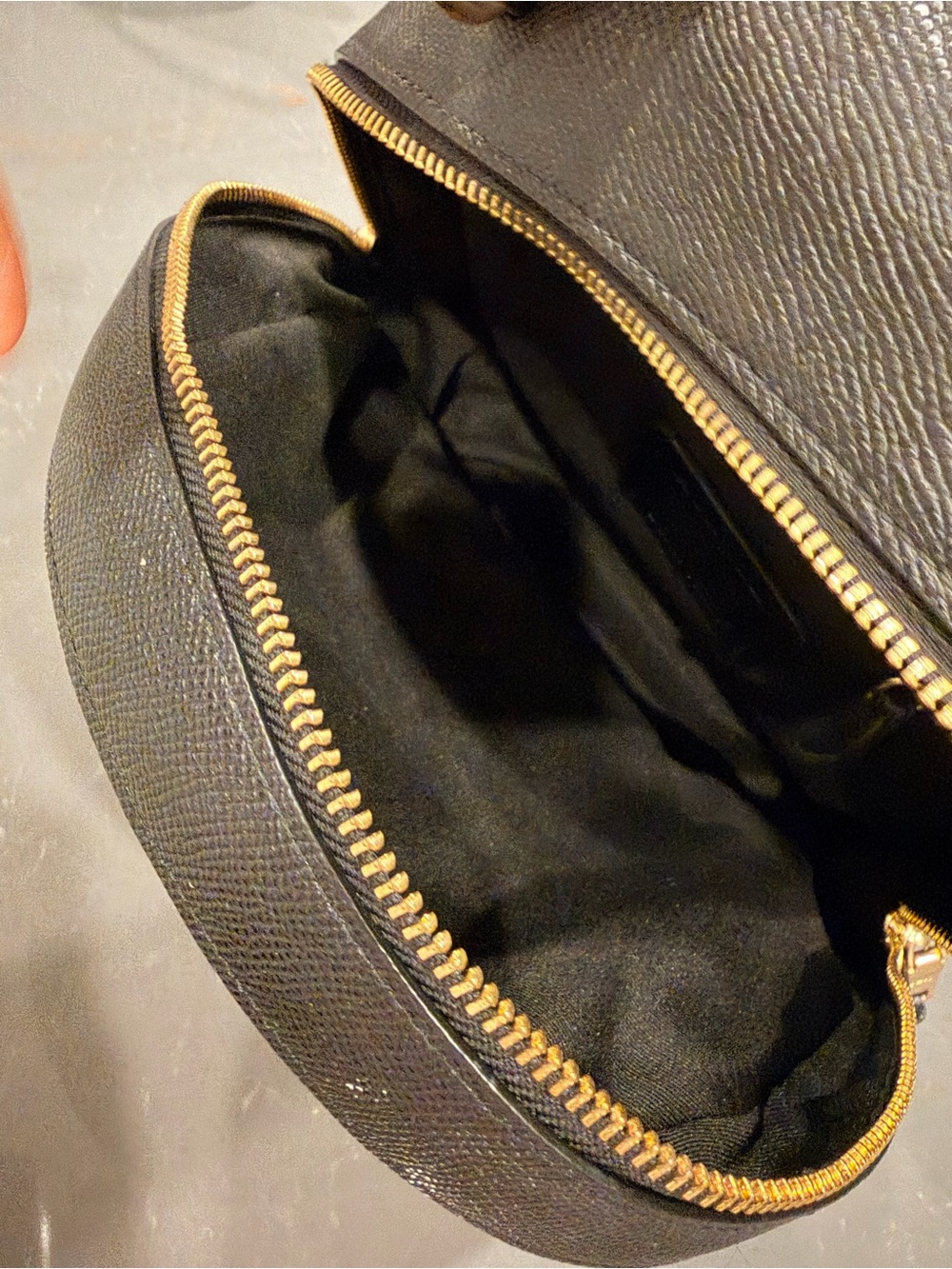 Coach Black Leather Backpack with Gold Hardware - Picture 3 of 7